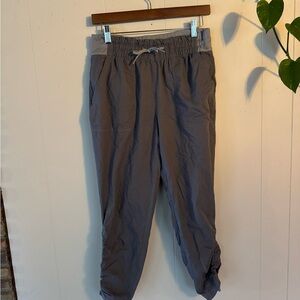The North Face Gray Jogger Track Pants with Relaxed Fit